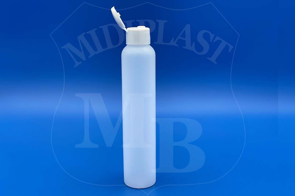 MidiPlast - MB540 - Flacone da 150 ml tondo con tappo flip/top 24/410